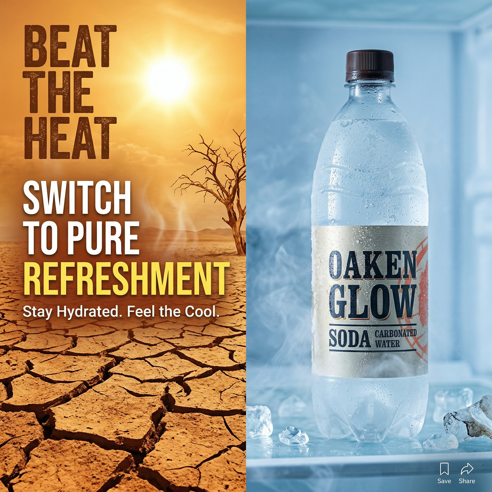 freepik_a-splitscreen-social-media-post-left-side-shows-extreme-summer-heat-with-cracked-land-and-warm-tones-right-side-shows-a-chilled-packaged-drinking-water-bottle-img1-with-ice-mist-and-blue-_0005